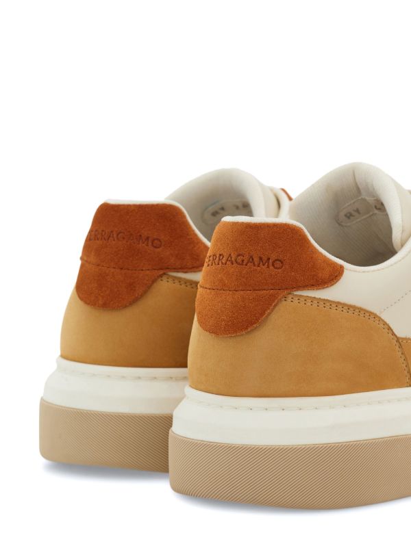 Gancini leather sneakers